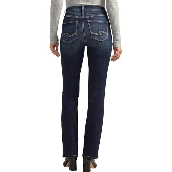 NWT Silver Jeans Co. Women's Avery High Rise Curvy Fit Slim Bootcut Jeans - Picture 3 of 7